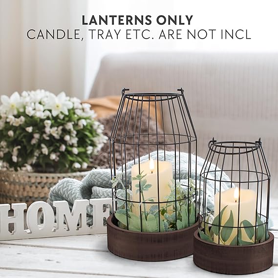 rustic lantren decor